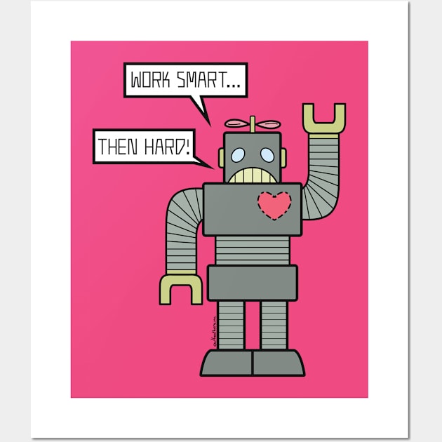 Worker Bot Wall Art by Katie_OFI